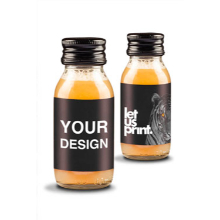 Ingefærshots med logo