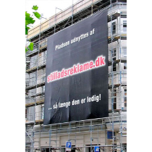 Stilladsbanner - valgfri størrelse